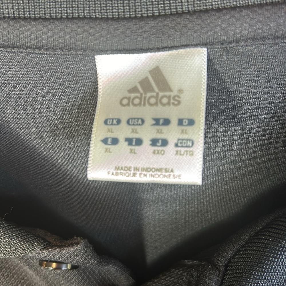 Adidas Black Climate Control Polo Size XL New York Excellent Like New - Picture 3 of 8
